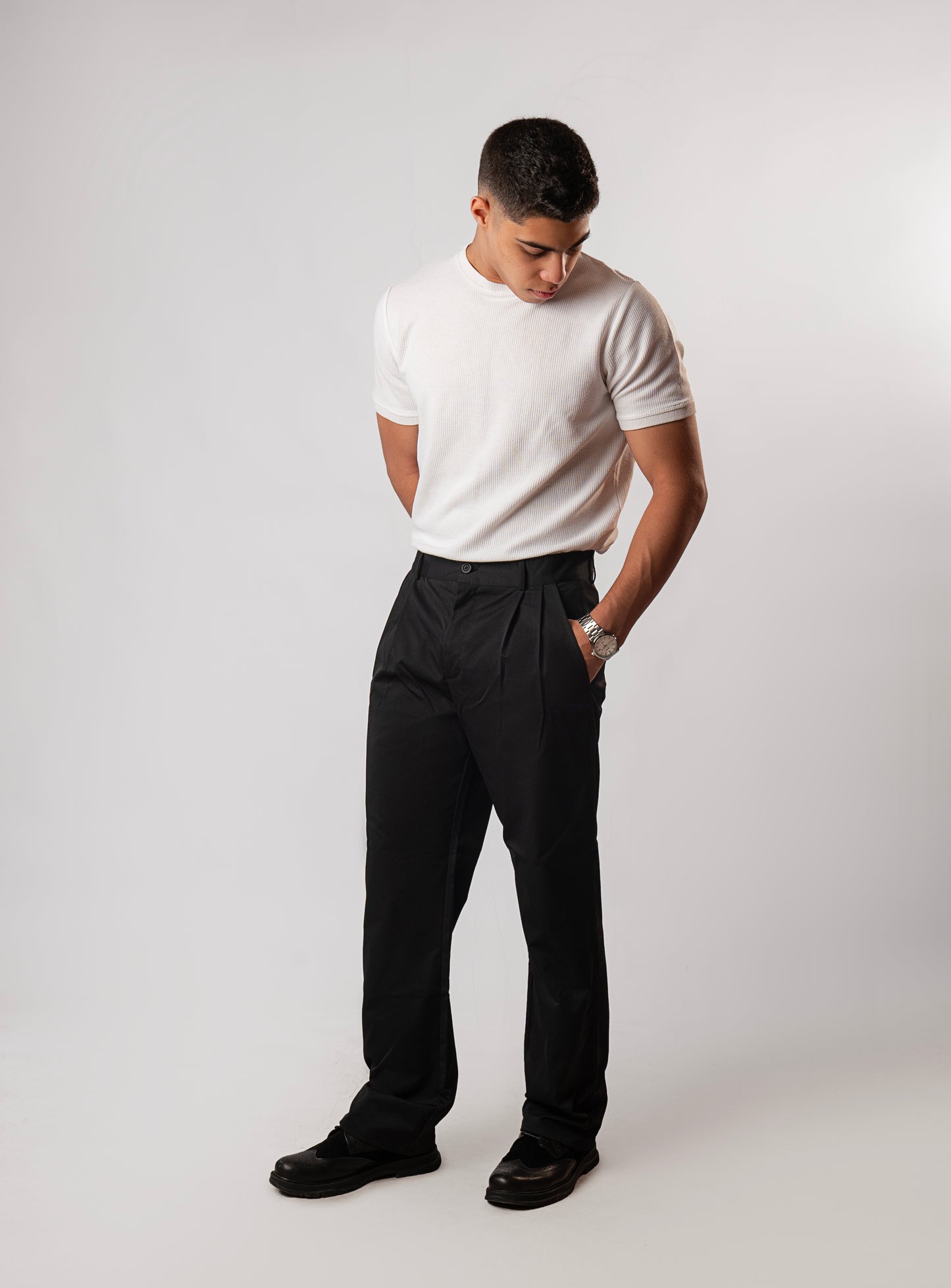 Pleated Tailored Pants