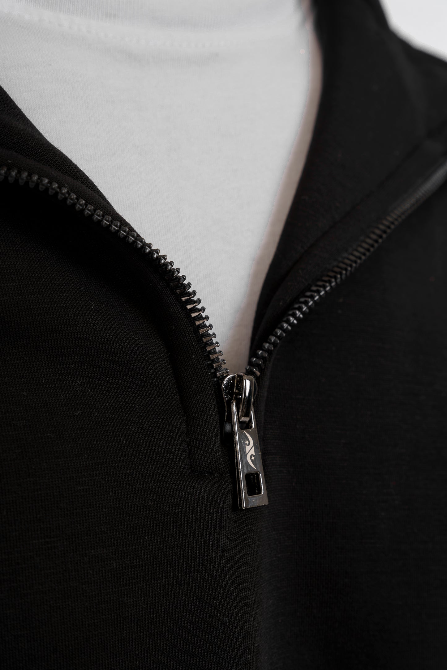 Black Quarter-Zipper